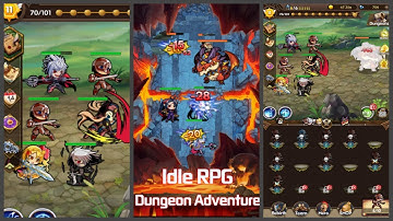 Heroes Legend in Dungeon - Idle RPG Games (Gameplay) - [Android Fragments]🧩 - #2