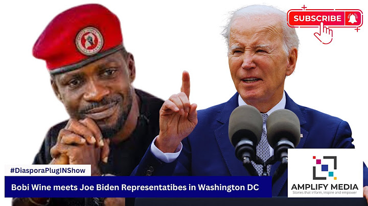 Bobi Wine meets Joe Biden Representatives in Washington DC, USA