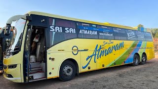 Mumbai-Goa Volvo Bus Journey Mumbai To Goa Via Konkan Full Journey By Volvo 9400 B11R Bus 