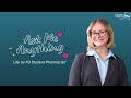 "Ask Me Anything" with P3 Student Pharmacist