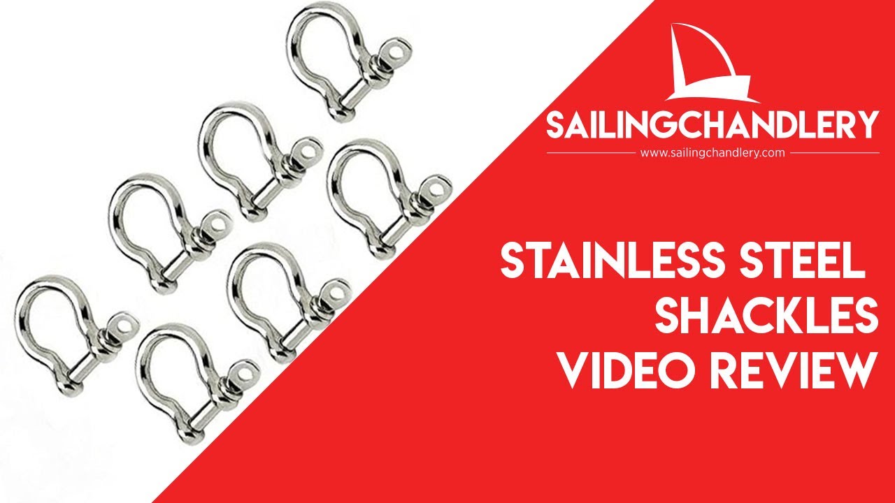 ⁣Stainless Steel Sailing Shackles at Sailing Chandlery