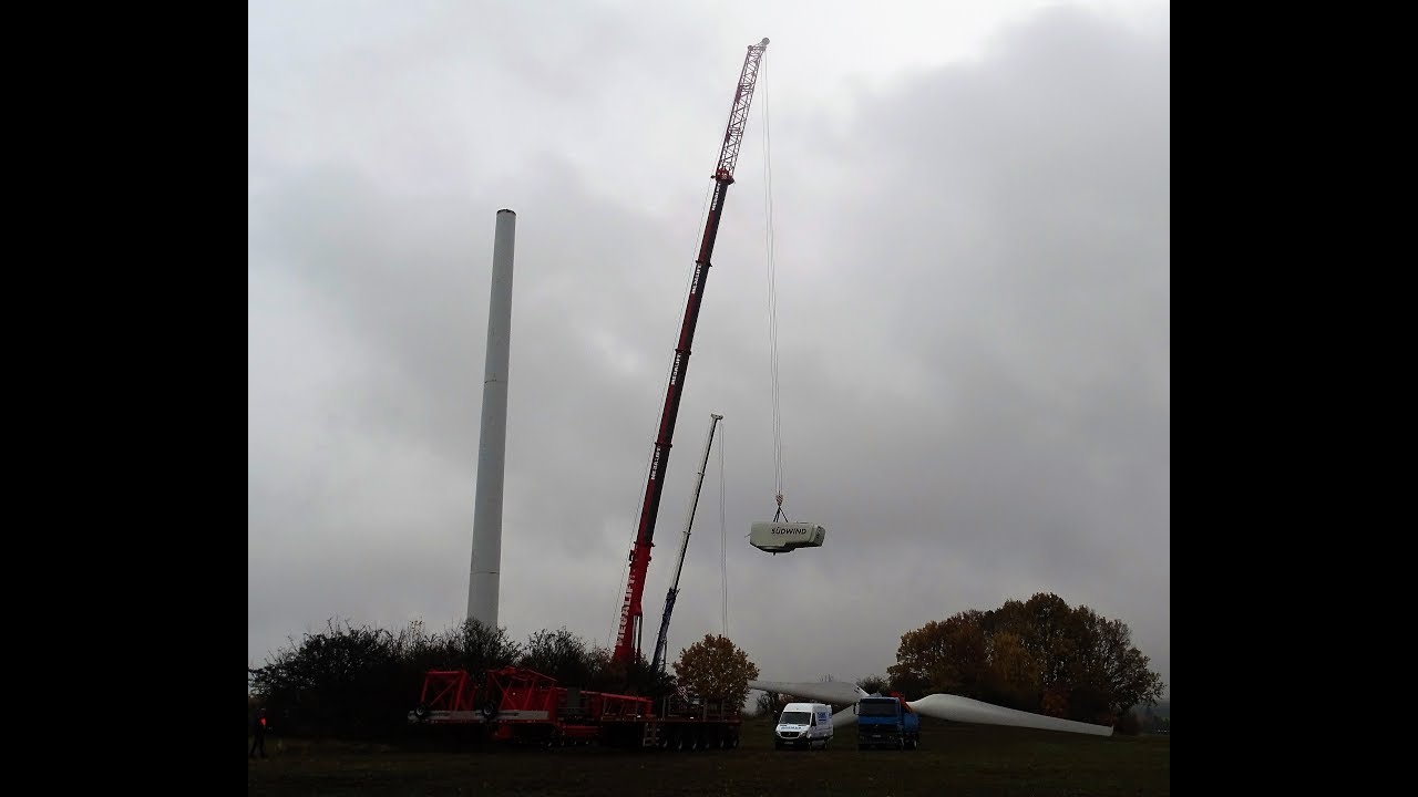 A sad day :-(  Südwind S46 wind turbine is dismantled after 20 years Part 2