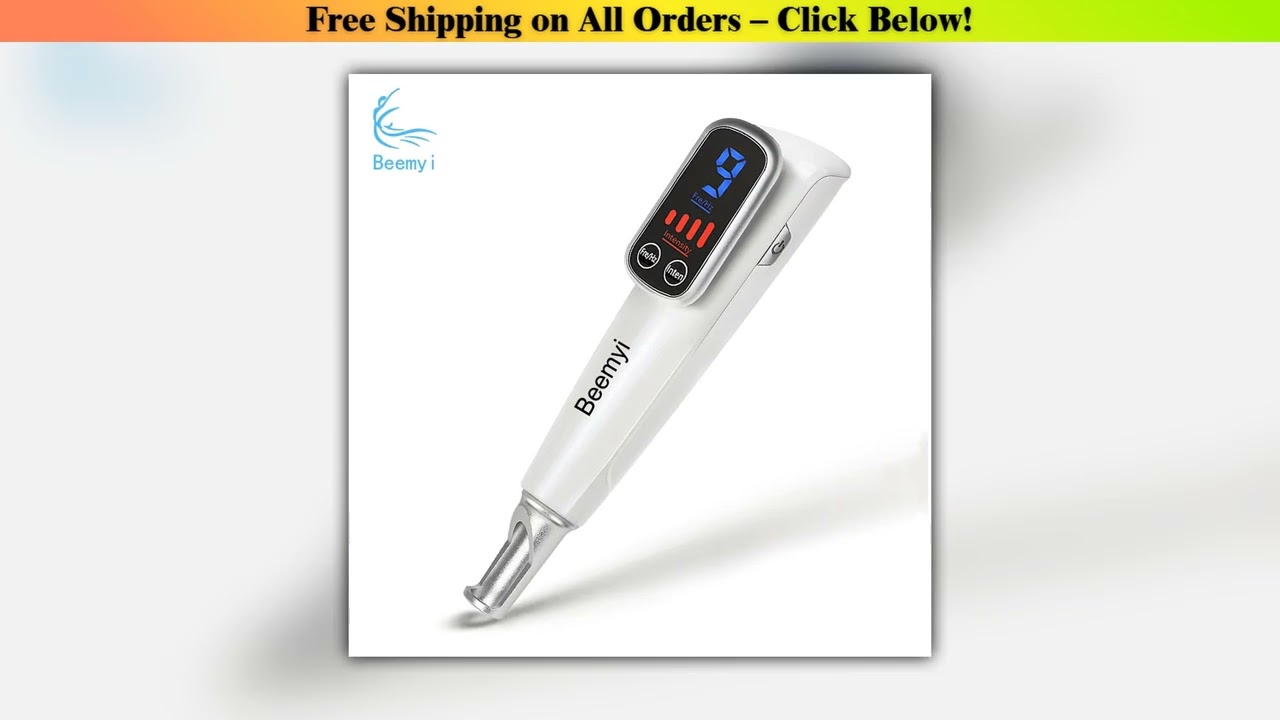 Professional Rechargeable Touch Picosecond Laser Pen Blue & Red Light Therapy Tattoo Pigment