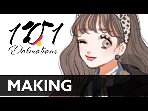 Photoshop 101匹わんちゃんコーデイラストメイキング Youtube