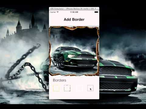 Add Preset Borders on UIImage in iOS