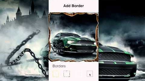 Add Preset Borders on UIImage in iOS