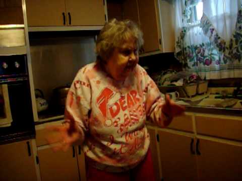 Grandma getting down to YMCA