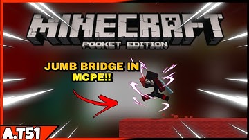 HOW TO JUMP BRIDGE IN MCPE!!