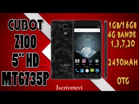 Cubot Z100 5" HD MT6735M 4G 1Gb/16Gb