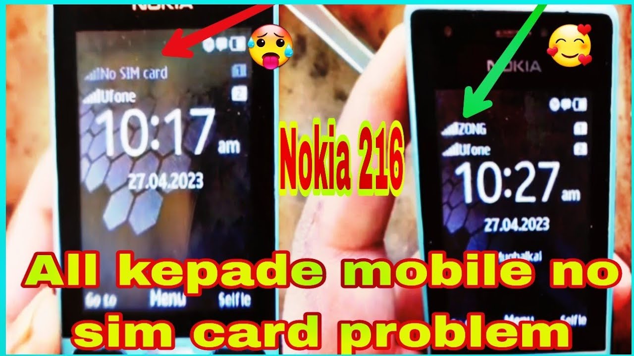 Nokia Model (216)RM-1187 No SimCard Problem JamperSolution101%