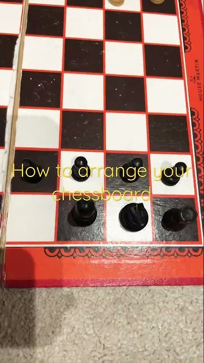 How to arrange a chess board - YouTube
