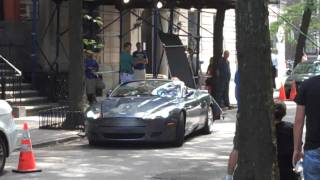Paul Bettany, Penn Badgely film Margin Call in Brooklyn Heights