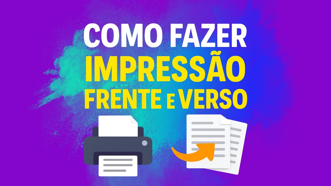 Como fazer impressão frente e verso