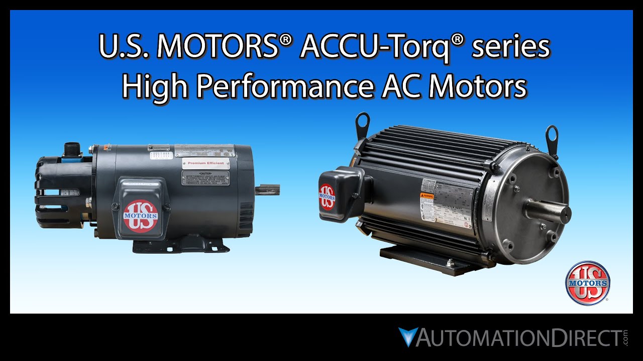 Высокопроизводительные трёхфазные двигатели переменного тока ACCU-Torq с векторным управлением от...