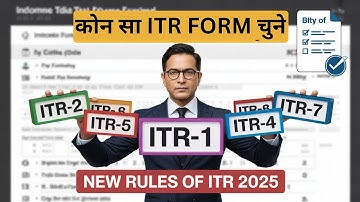 Who can fill ITR-1 to ITR-7 and who cannotHow to Choose Right ITR Form (ITR 1 to ITR 7) for AY 20...