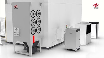 HGTECH 3D 5Axis laser cutting system