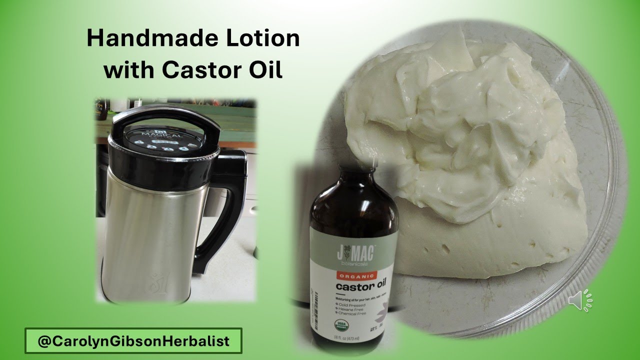 Castor Oil lotion Made with the Magical Butter Machine