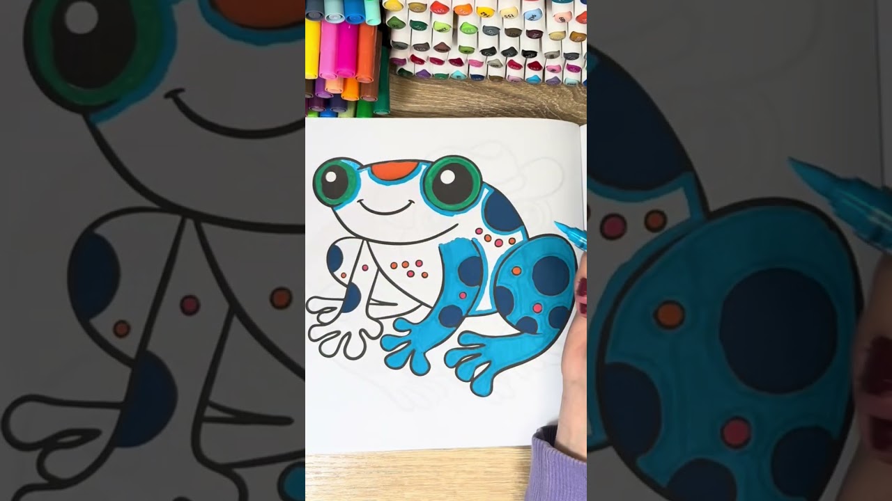 Cheerful colors + froggy vibes 🐸💙🎨 #JoyCrush 