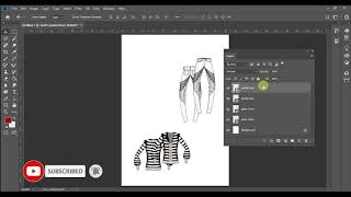تصميم ازياء بداية العمل على برنامج الفوتوشوب والتعرف على ال layers