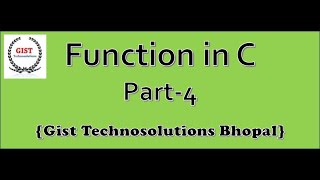 Function in C (Part-4) || Library functions || functions of ctype.h