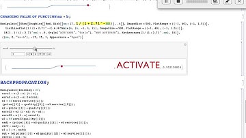 Sigmoid Function and Gradient in Backpropagation