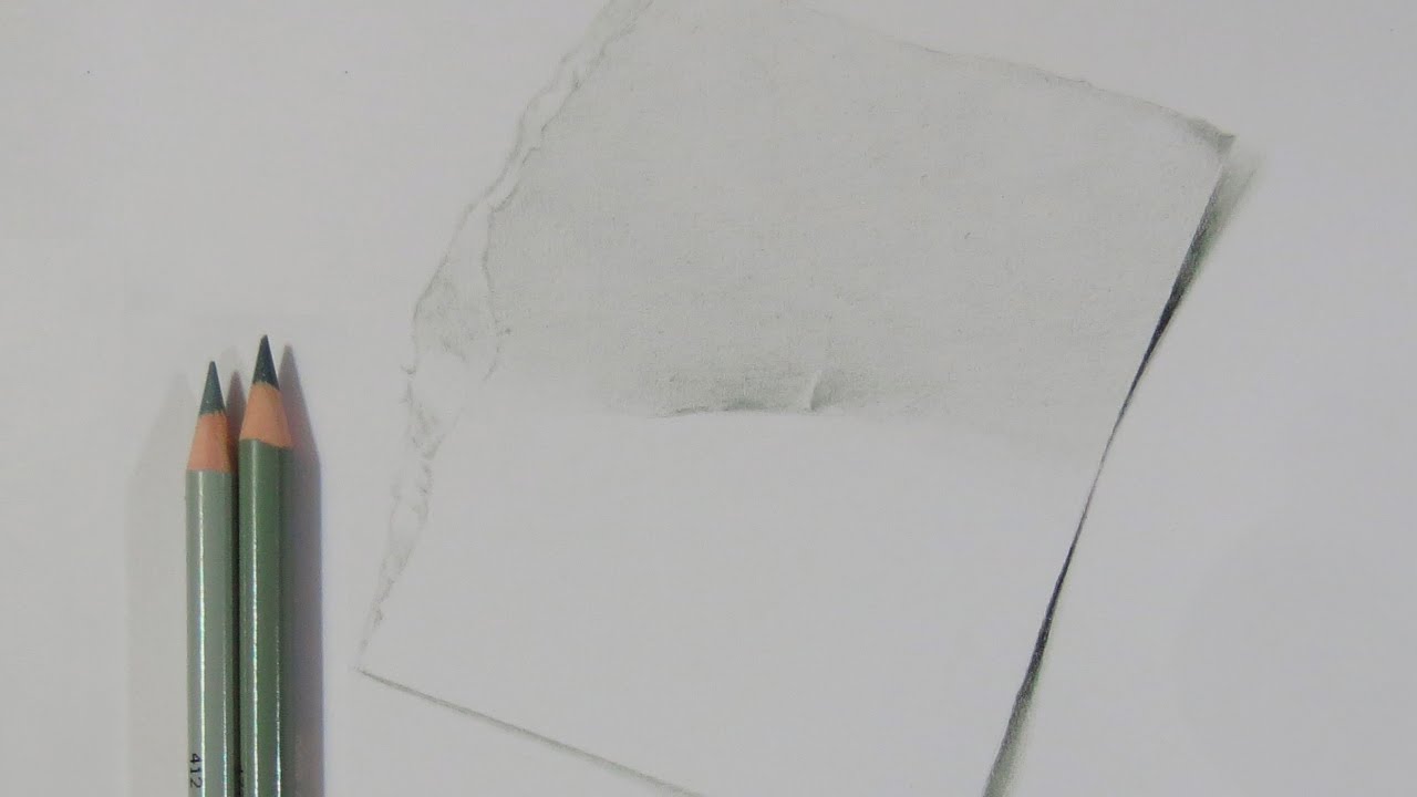 How To Draw A Piece Of Torn Paper