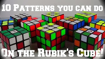 10 Patterns you can do on the Rubik