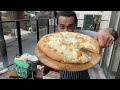 بيتزا pizza hut بطريقة أخوكم فراس عجن يدوي وشوي فرن منزلي