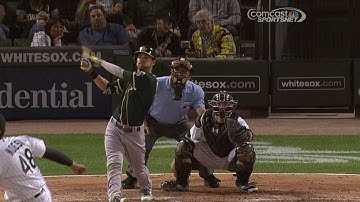 OAK@CWS: Reddick connects for a two-run homer