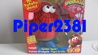 その他 Toys story Mr Potato Head Spider-man 3 Mr Potato Head Spiderman Spider Spud Collector Set SpiderMan