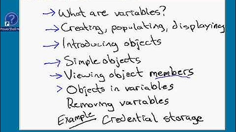 Variable, Object and Membership in PowerShell