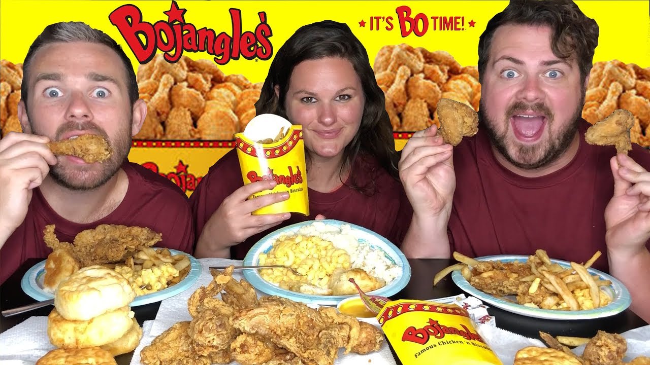 BOJANGLES FRIED CHICKEN MUKBANG (Eating Show)