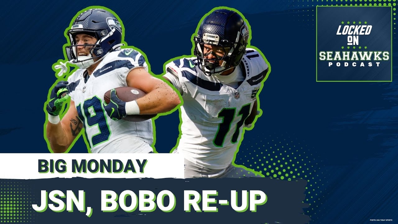 Seattle Seahawks LOCK UP Jaxon Smith-Njigba, Jake Bobo on BUSY Monday