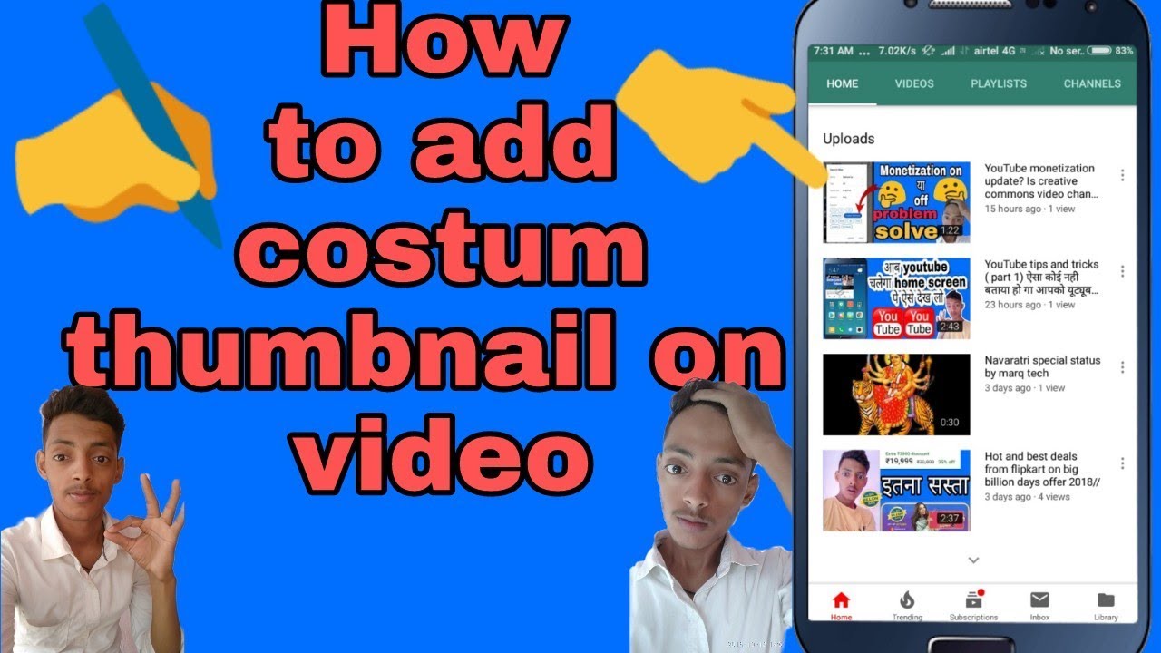 How To Add AThumbnail To YouTube Videos On iPhone And Android