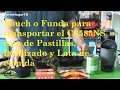 Pouch o Funda para transportar el CS585NS caja de Pastillas, liofilizado y Lata de comida