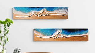 #68 - Pretty to Spectacular - Let's make some resin ocean waves - Full Tutorial