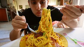 1Kg Of Rustic Carbonara Italian Food In Calabria