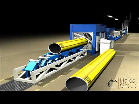 3D Pipe Manufacturing and Fitting Process • 3D მილების წარმოების პროცესი