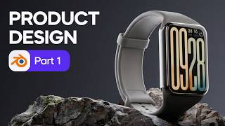 Product Visualization in Blender (Smartwatch) — 3D Modeling. Part 1