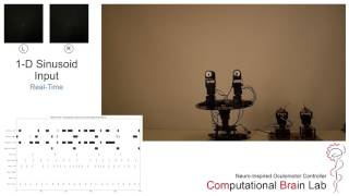 A neuroinspired oculomotor controller for a robotic head