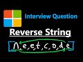 Reverse String - 3 Ways - Leetcode 344 - Python