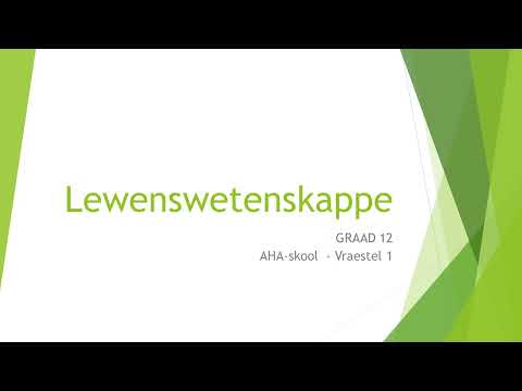 Video: Wat is lewenswetenskap op hoërskool?