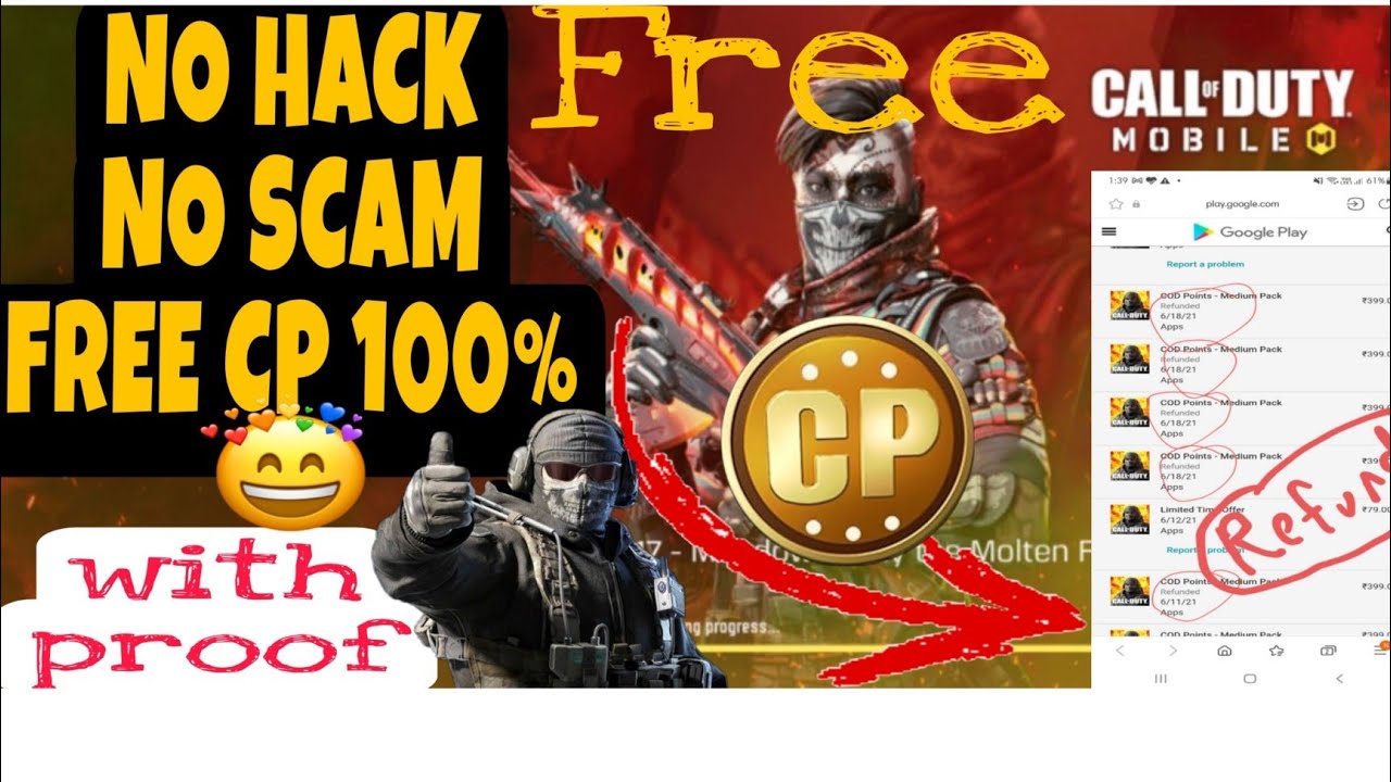 How to Get FREE CP & LEGENDARY GUNS!! COD mobileWorking