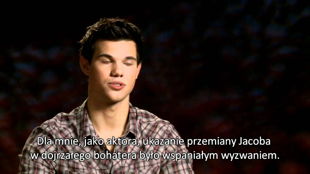 Saga Zmierzch: Przed świtem. Część 1 - Wywiad: Taylor Lautner - YouTube