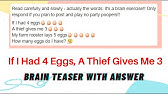 I Had 3 Riddle Answer Solved Youtube