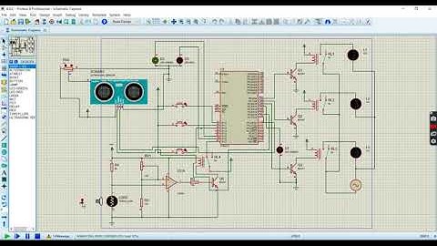 Automatic Street Light Control - Demo in Proteus