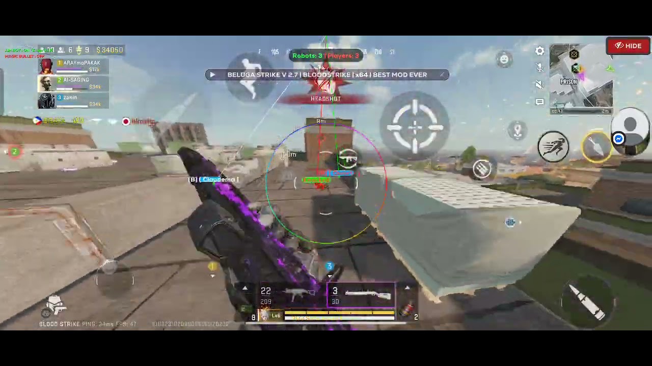 ‼️BLOOD STRIKE MOD MENU FREE APK | ESP AUTO HEADSHOT NO RECOIL TERBARU 2025 NO BANNED