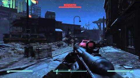 Fallout 4  - Encountering and taking down my first Behemoth