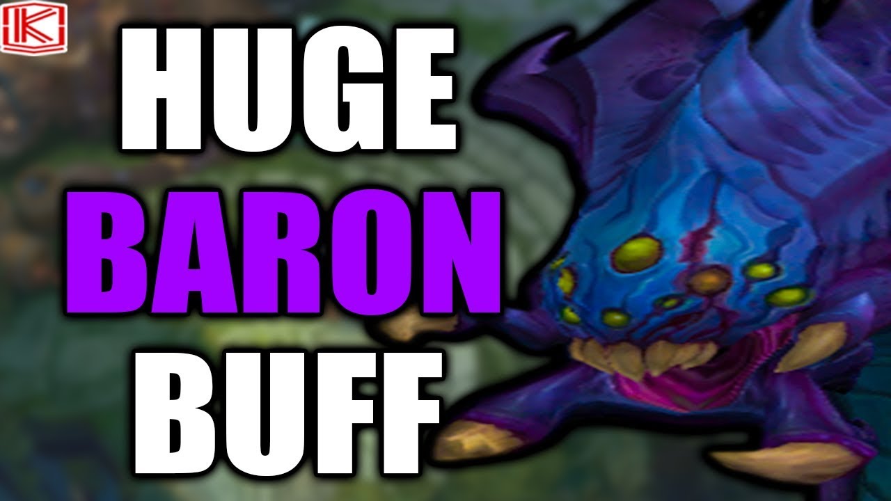 HUGE BARON BUFF + ELDER DRAGON + BANNER OF COMMAND + ZZROT League of