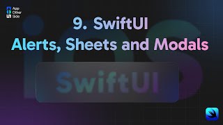 9 SwiftUI Alerts, Sheets and Modals